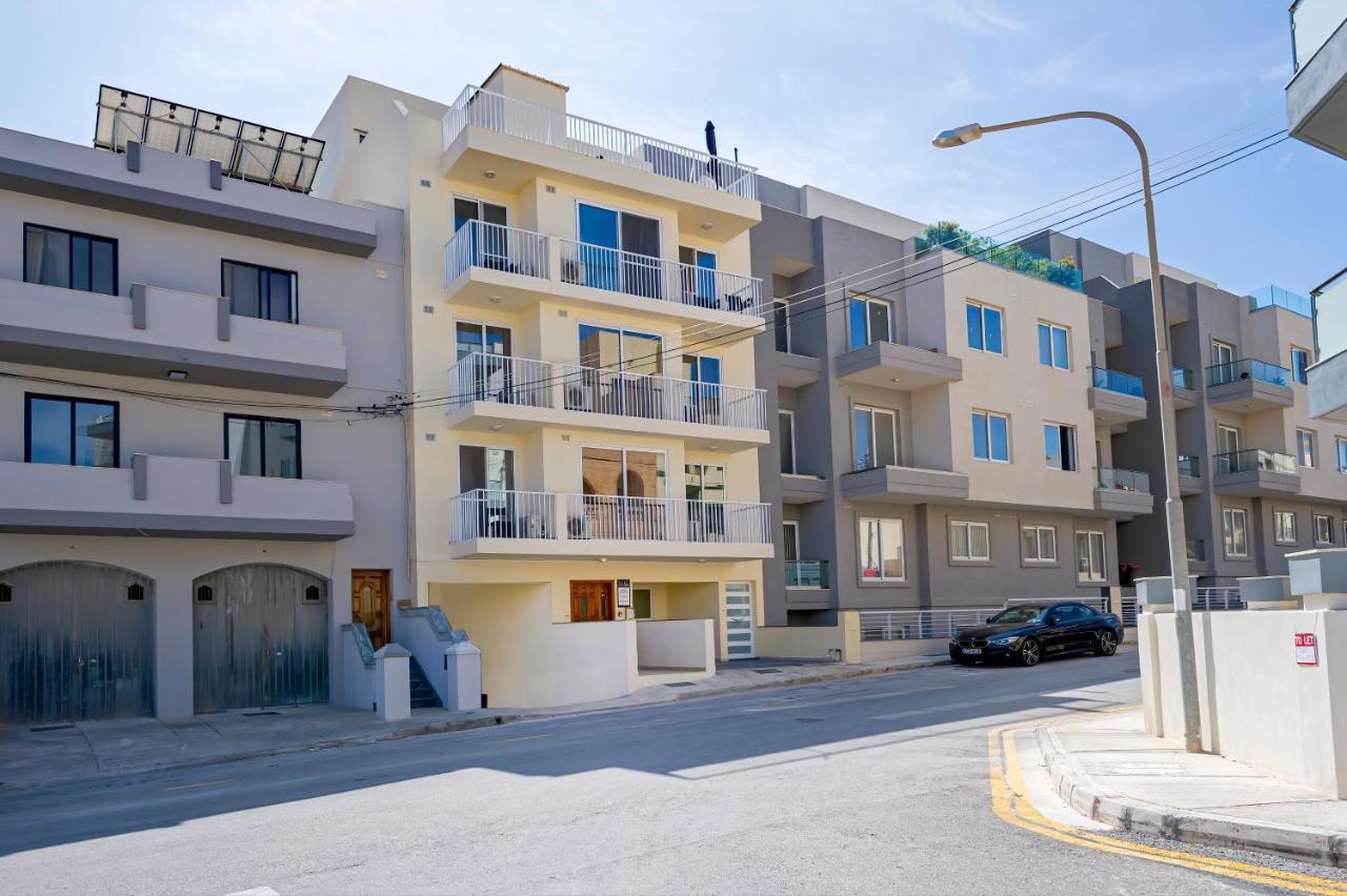 Summer Breeze 3 Bedroom Family Maisonette With Sunny Terrace In Mellieha - By Getawaysmalta Eksteriør billede